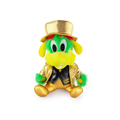 Peluche di Prezzemolo appartenente alla linea LEGACY EDITION in veste dorata, prospettiva frontale