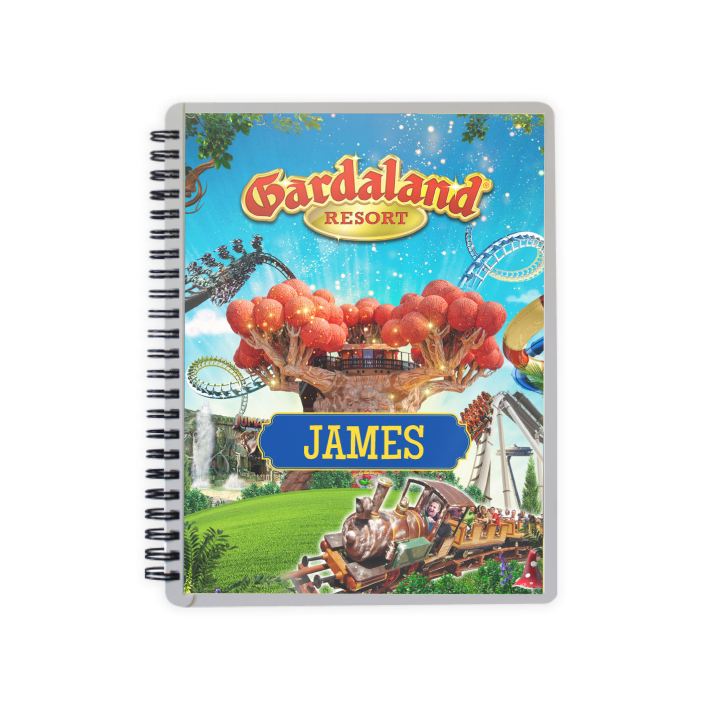 Quaderno grande personalizzato Gardaland Park