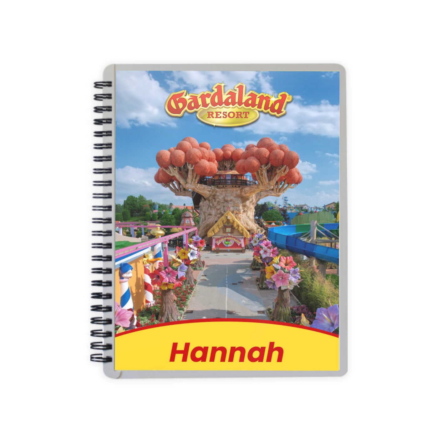 Quaderno grande personalizzato Gardaland Park
