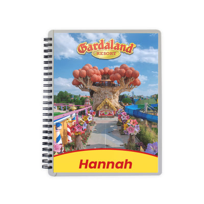 Quaderno grande personalizzato Gardaland Park