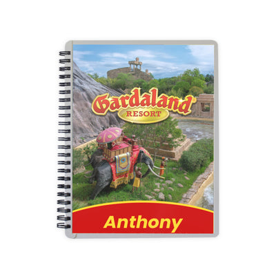 Quaderno grande personalizzato Gardaland Park