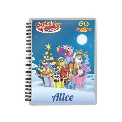 Quaderno grande personalizzato Magic Winter