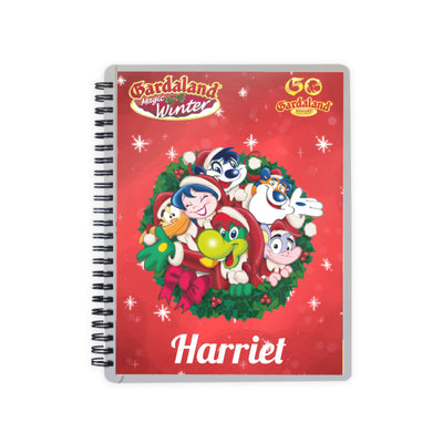Quaderno grande personalizzato Magic Winter