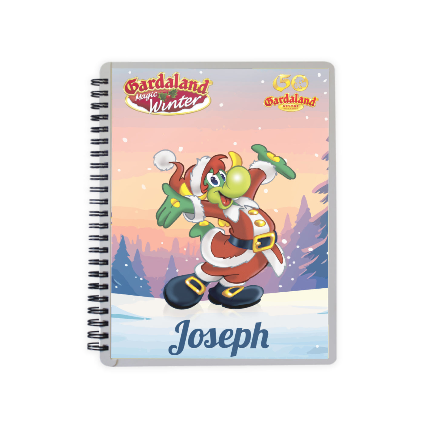 Quaderno grande personalizzato Magic Winter