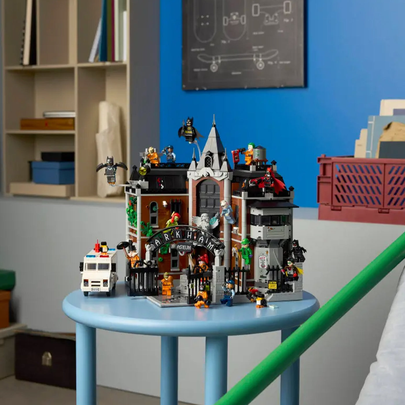Arkham Asylum™ fotografia del set lego costruito in ambiente domestico da esposizione