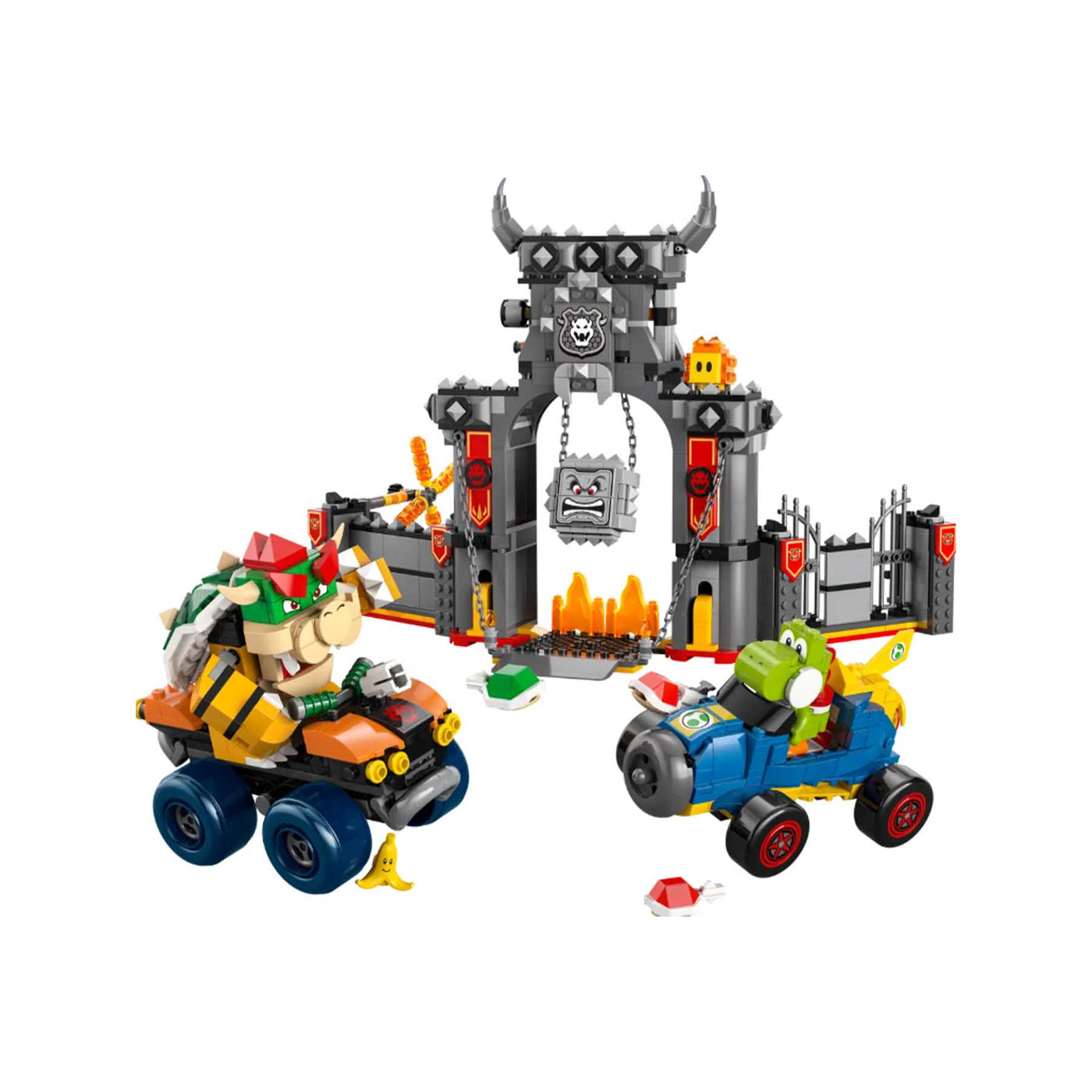 Mario Kart™ – Castello di Bowser visione frontale del set lego completo