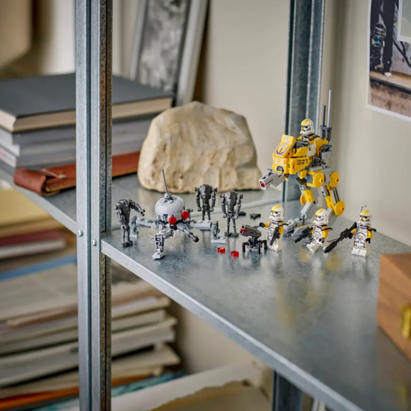Battle Pack 327° Star Corps di Clone Troopers™ fotografia del set lego costruito in ambiente domestico da esposizione
