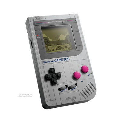 Game Boy™ visione con prospettiva laterale del set lego costruito