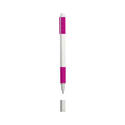 Penna Gel LEGO® colore viola visione frontale