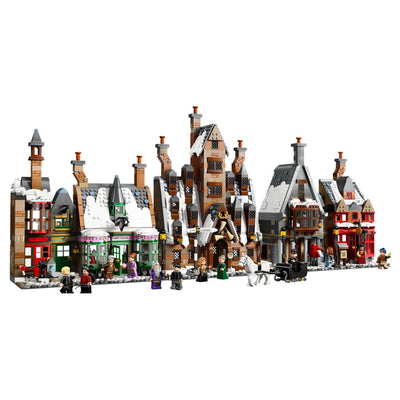 Villaggio di Hogsmeade™ – Edizione del Collezionista visione con prospettiva laterale del set lego costruito completo