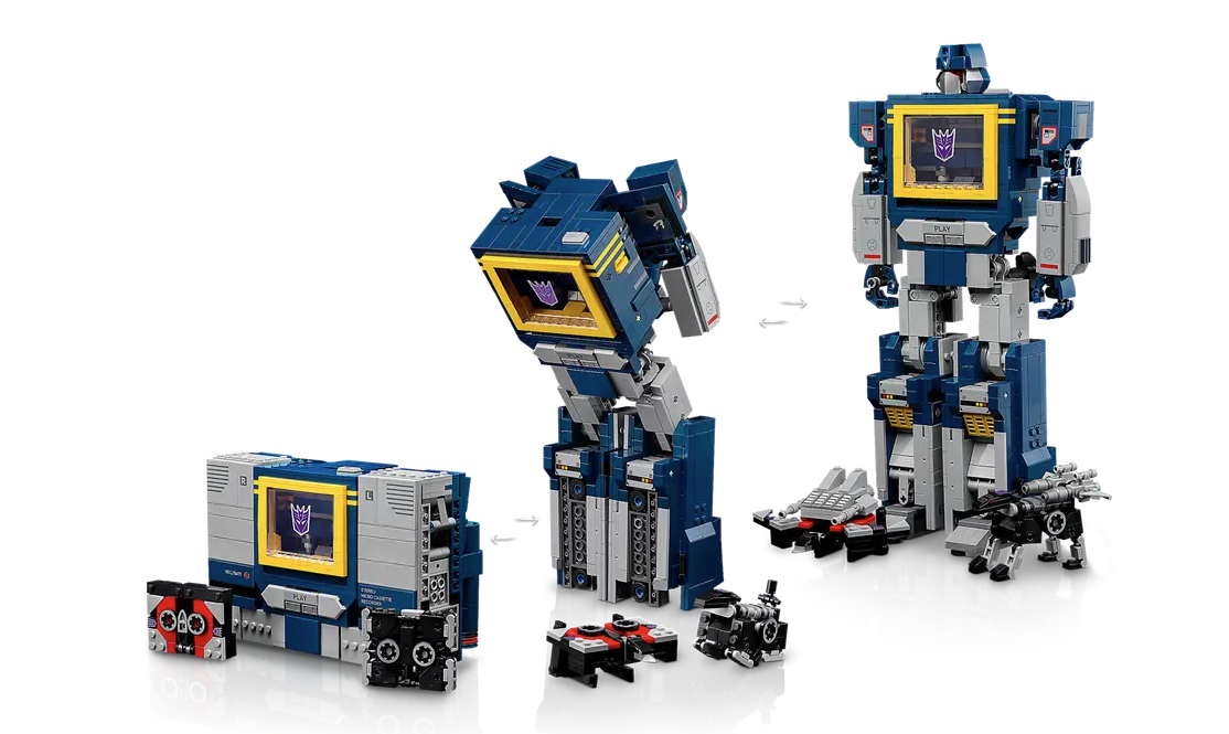 Transformers: Soundwave visione delle due versioni del set lego