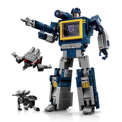 Transformers: Soundwave visione del set lego costruito in versione robot