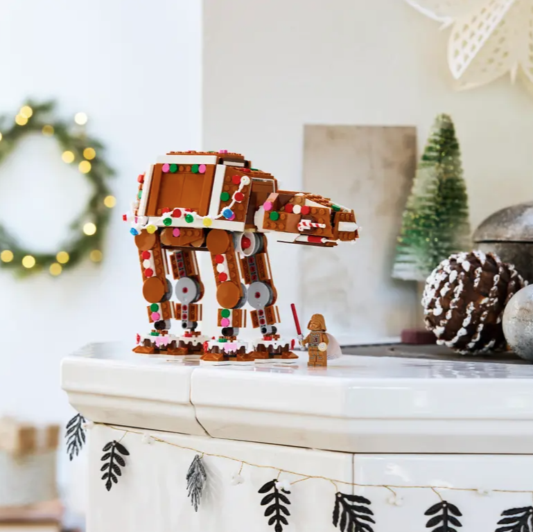 Walker AT-AT™ Pan di Zenzero fotografia del set lego in ambiente domestico da esposizione