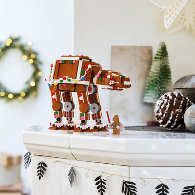 Walker AT-AT™ Pan di Zenzero fotografia del set lego in ambiente domestico da esposizione