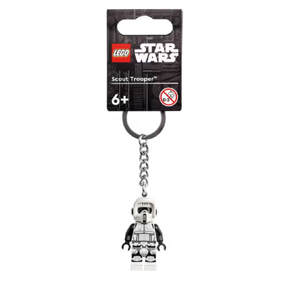 Portachiavi di Scout Trooper™ visione frontale con cartellino di confezionamento
