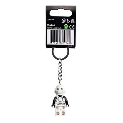 Portachiavi di Scout Trooper™ visione retro con cartellino di confezionamento