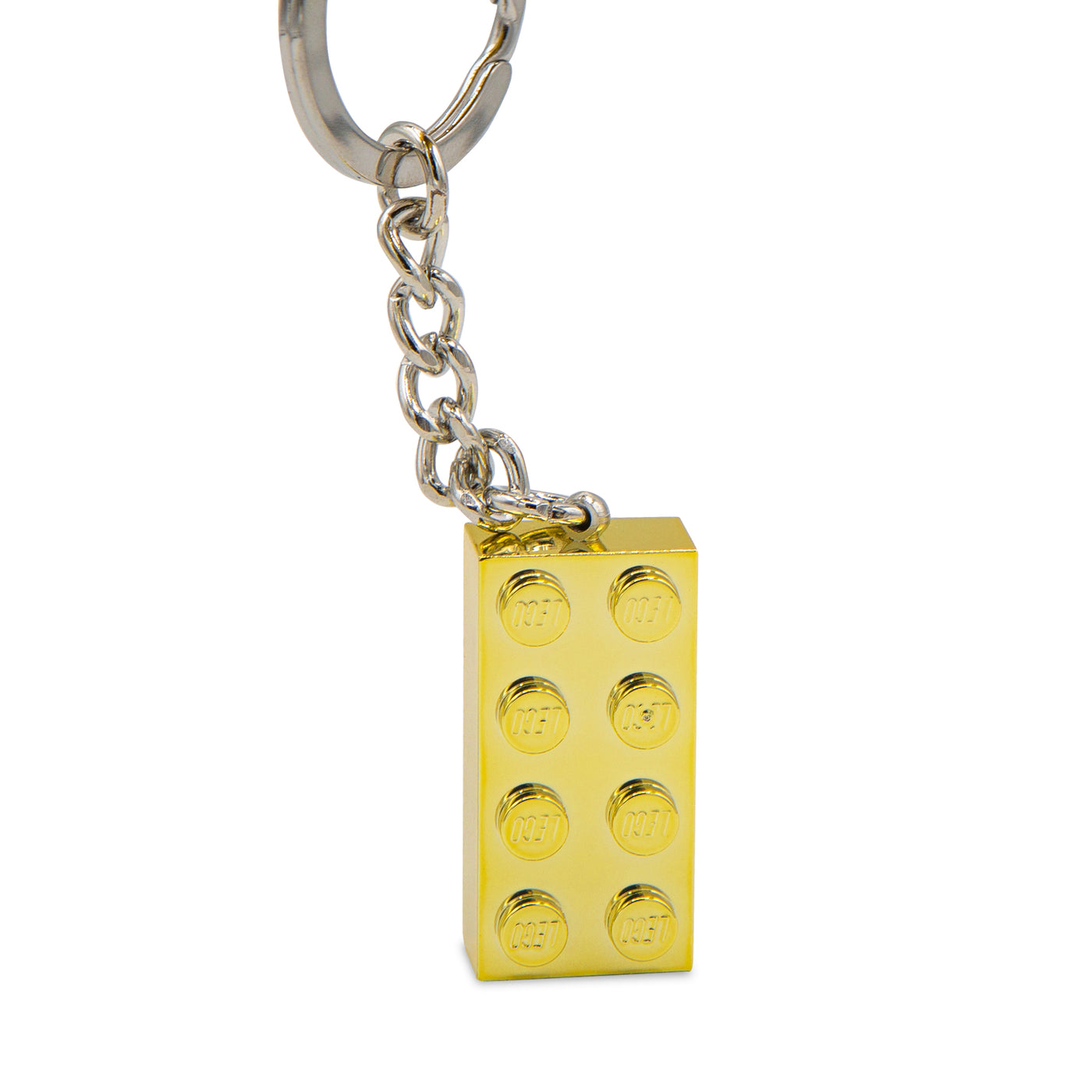 LEGO® Portachiavi Mattoncino Oro